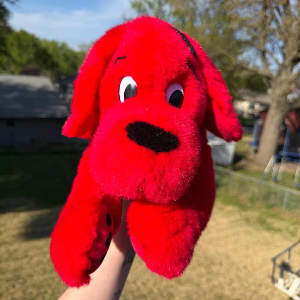 Vintage 1997 Clifford the Big Red Dog Plush Scholastic Stuffed Animal Toy Medium